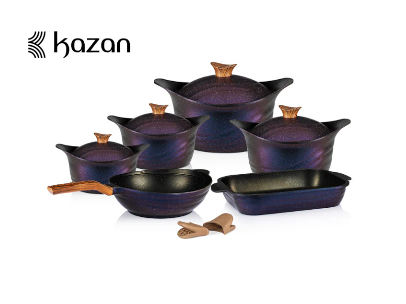 حلة جرانيت 10 ق مربع موديل كورى حلة 28 سم + طاجن +
