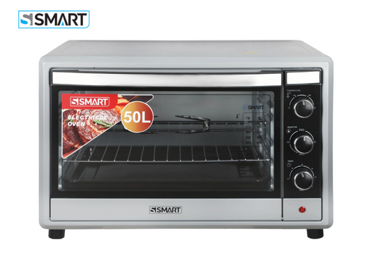 فرن سمارت 50 لتر - شواية مروحه لمبه - اسود SOV50SR