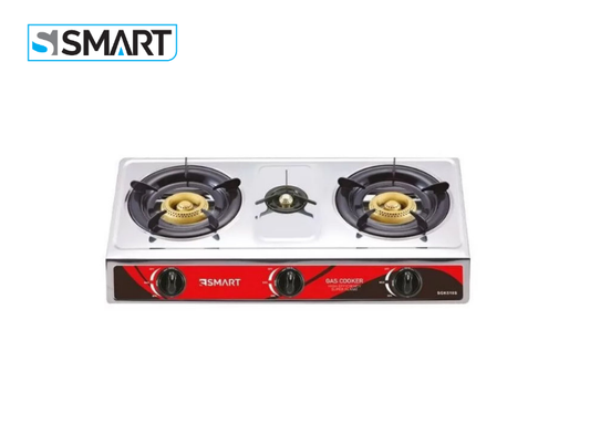 بوتجاز  مسطح سمارت غاز 3 شعله استانليس SGK518S