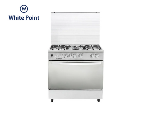 بوتاجاز وايت بوينت - 5 شعلة - 60*90سم - امان كامل - ستانلس - WPGC9060XFSDAM
