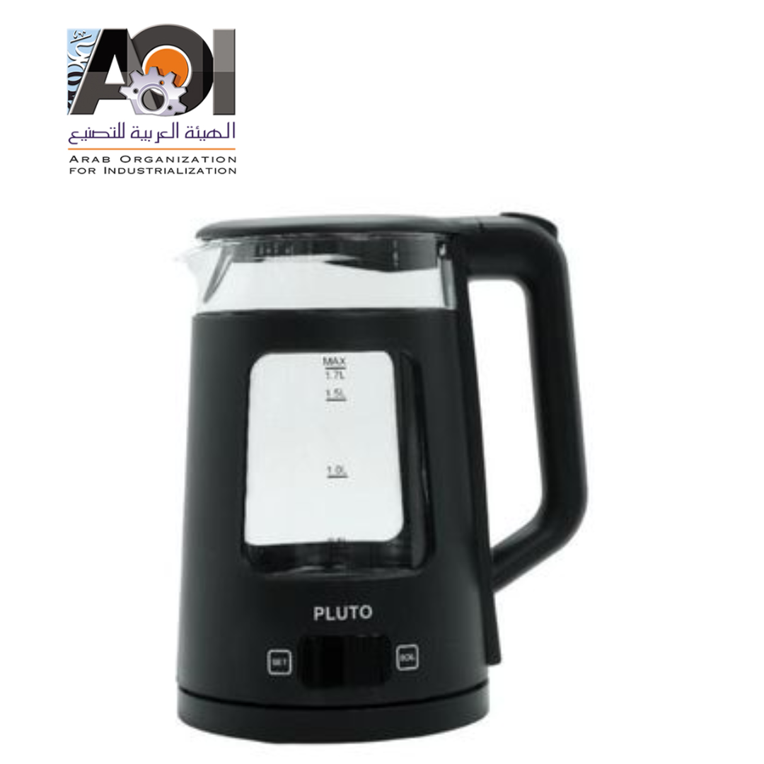 كاتيل بلوتو مغطى بطبقه من البولى كربونيت 1.7 لتر 2200 وات 810304