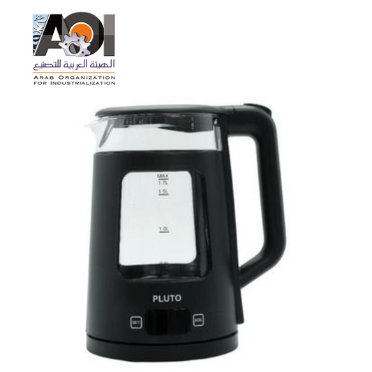 كاتيل بلوتو مغطى بطبقه من البولى كربونيت 1.7 لتر 2200 وات 810304